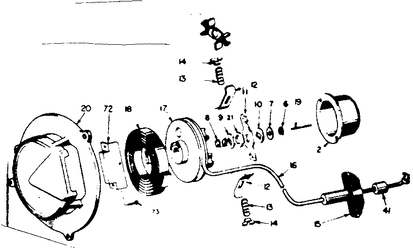 Rewind Starter Diagram and Parts List for 91761406  Craftsman Chainsaw