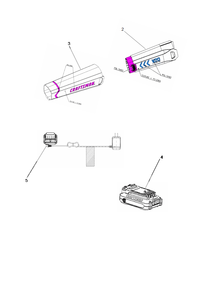 Diagram Diagram and Parts List for CMCBL710M1 Type 1 Craftsman Leaf Blower / Vacuum