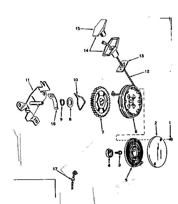 Side Mount Rewind Starter Diagram and Parts List for 143187062  Craftsman Engine