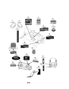 Part Location Diagram of 777D20657 MTD Lbl-t1600 rdr lh