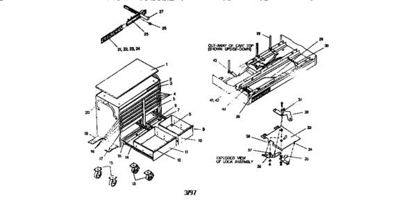 Part Location Diagram of A14233 Craftsman Hrdwre bag