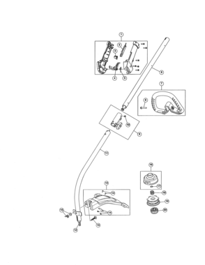 Drive Shaft/shield Diagram and Parts List for 316794460  Craftsman Trimmer