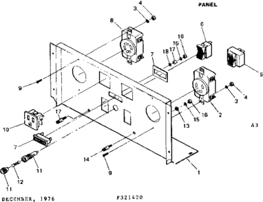 Panel Diagram and Parts List for 580321420  Craftsman Engine