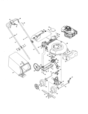 Part Location Diagram of 931-10408 MTD Front Cover