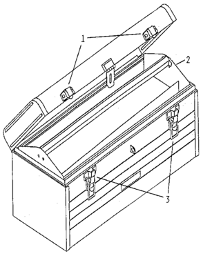 Unit Parts Diagram and Parts List for 65135  Craftsman Tool Stand & Cart