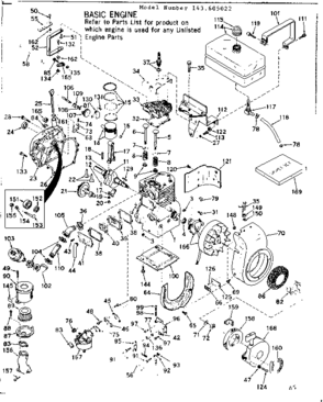 Part Location Diagram of 30199A Craftsman Bracket assembly