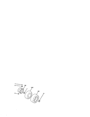 Wheels And Tires Diagram and Parts List for 917270770  Craftsman Lawn Tractor