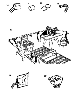 Accessories And Sawdust Collection Series Diagram and Parts List for 113177805  Craftsman Filters & Accessories