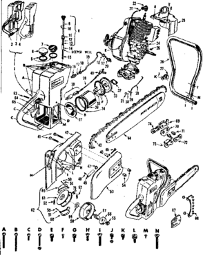 Part Location Diagram of 1919H Craftsman Roll pin