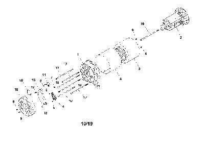 Alternator Diagram and Parts List for CMXGGAS030734  Craftsman Generator
