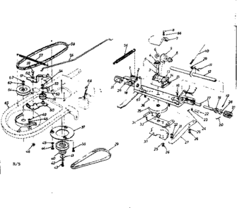 Mower Deck Diagram and Parts List for 24788110  Craftsman Lawn Mower