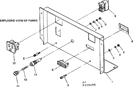 Panel Diagram and Parts List for 580320490  Craftsman Engine