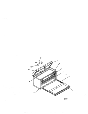 Tool Chest Diagram and Parts List for 706593380  Craftsman Tool Stand & Cart