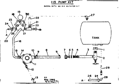 115 Pump Kit Diagram and Parts List for 47146271  Craftsman Pressure Washer