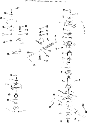 Part Location Diagram of 14428 MTD PLATE ASSY-HINGE E