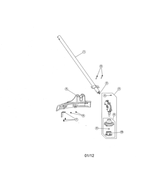 Trimmer Attachment Diagram and Parts List for 316792540  Craftsman Trimmer