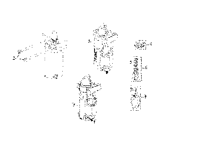 Starter Diagram and Parts List for CMXGRAM1130047  Craftsman Lawn Tractor