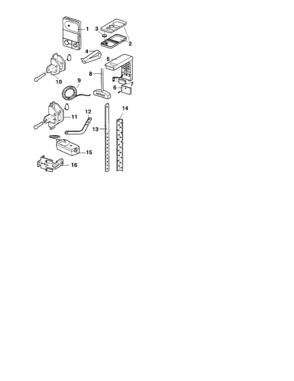 Installation Parts Diagram and Parts List for 13953914D  Craftsman Garage Door Opener