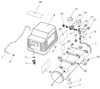 Part Location Diagram of 5140120-58 Craftsman BRUSH KIT