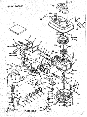 Part Location Diagram of 610673 Craftsman Magneto