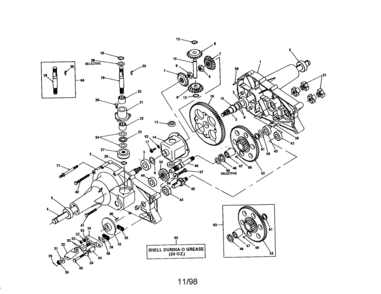 Part Location Diagram of 122662X Craftsman Lawn tractor brake dowel pin