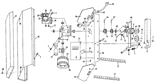 Part Location Diagram of 81B13 Craftsman Worm gear