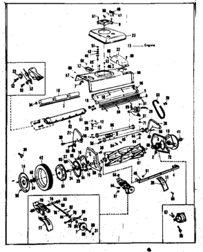 Part Location Diagram of 35530A Tecumseh Crankshaft