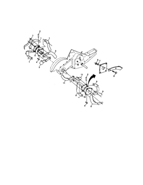 Part Location Diagram of 6555J Craftsman Tine