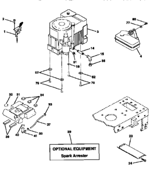 Part Location Diagram of 147025 Craftsman Throttle Choke Control