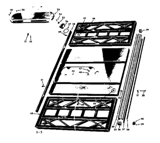Fence And Table Assemblies Diagram and Parts List for 11322452  Craftsman Saw