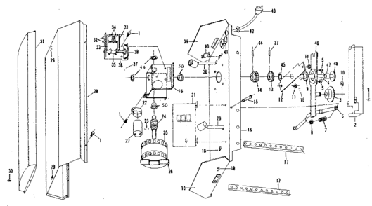 Part Location Diagram of 11A19 Craftsman Bearing