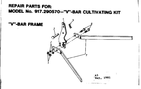 Part Location Diagram of 6202J Craftsman Rivet