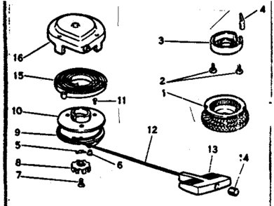 Part Location Diagram of 590299 Craftsman Spring