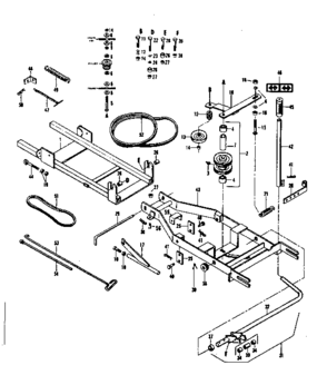 Part Location Diagram of 7664 Craftsman Rod support