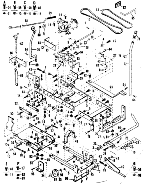 Part Location Diagram of 15871 Craftsman Mounting bracket