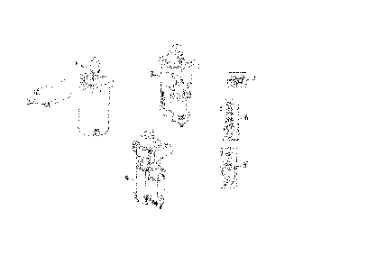 Starter Diagram and Parts List for CMXGRAM1130044  Craftsman Lawn Tractor