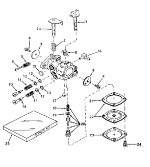 No-pull Starter No. 590356 Diagram and Parts List for 143164152  Craftsman Engine