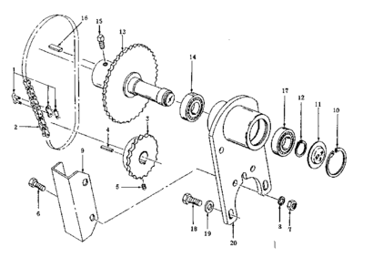 Part Location Diagram of 26774 Craftsman Link(w/clip)