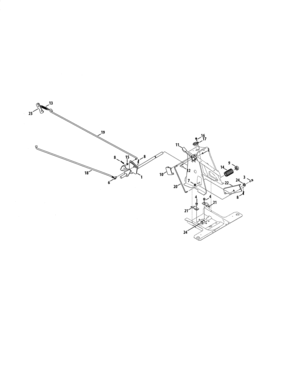 Part Location Diagram of 747-06449 MTD Rod-speed select
