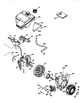 Engine 143.986001 Diagram and Parts List for 143986001  Craftsman Engine