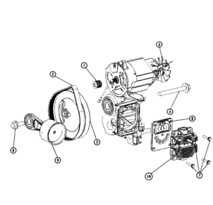 Part Location Diagram of E106663 Husky Pulley