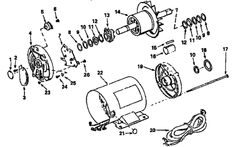 Part Location Diagram of 64129 Craftsman Actuator asm