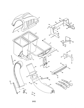 Part Location Diagram of 723-04009A MTD Chute Strap, 11.65