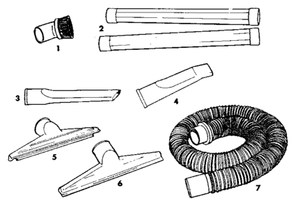 2-1/2" Diameter Plastic Accessories Diagram and Parts List for 113179440  Craftsman Filters & Accessories