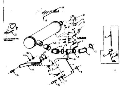 Engine Accessories Diagram and Parts List for 580320854  Craftsman Engine