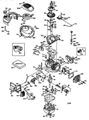 Engine 143.976500 (71/143) Diagram and Parts List for 143976500  Craftsman Engine