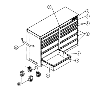Part Location Diagram of 1008521 Craftsman 5