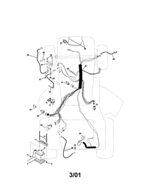 Part Location Diagram of 178461 Craftsman Lawn tractor pto switch