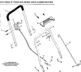 Part Location Diagram of 44809 Craftsman Throttle container