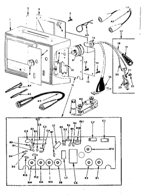 Part Location Diagram of 1-3346-1 Craftsman Knob